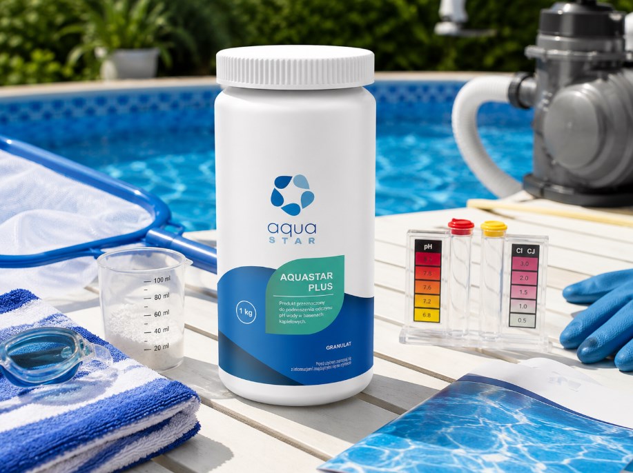 Aquastar Plus 1 kg środek do podwyższania pH wody basenowej